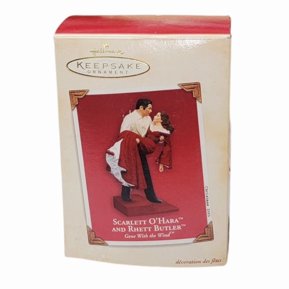 Hallmark Keepsake Gone With The Wind Scarlett O'Hara Rhett Butler Ornament 2003